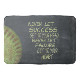 Erfolg Fastpitch Softball Motivation Badematte