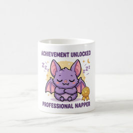 Erfolg freigeschaltet Profi-Nickerchen-Fledermaus Kaffeetasse