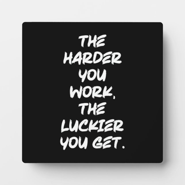 Erfolg, Hustle, Grind und Gym Motivation Fotoplatte (Vorderseite)