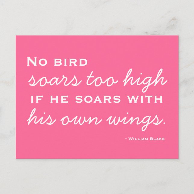 Erfolg, Inspiration - Motivierend Postkarte (Vorderseite)