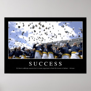 Erfolg: Inspirierend Zitat Poster