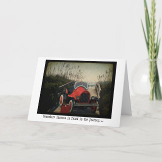 Erfolg ist auf der Reise Karte