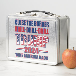 Erfolg ist die beste Rache Trump Metall Brotdose
