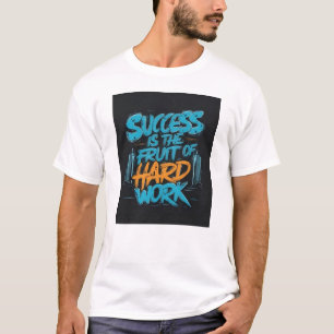 Erfolg ist die Frucht harter Arbeit Motivation T-Shirt
