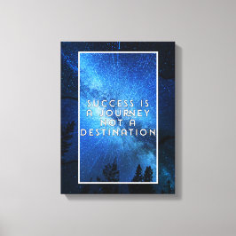 Erfolg ist eine Reise Leinwanddruck