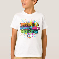Erfolg ist eine Reise Motivationszitat-Design