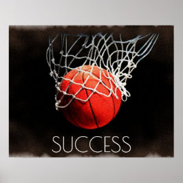 Erfolg Motivierend Basketball Trend Stilvoll Cool Poster