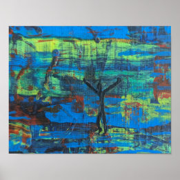 Erfolg, oder "Hey! Ich bin hier drüben!" Abstrakte Poster