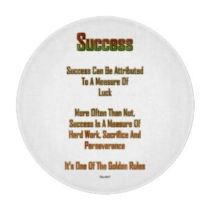 Erfolg Schneidebrett