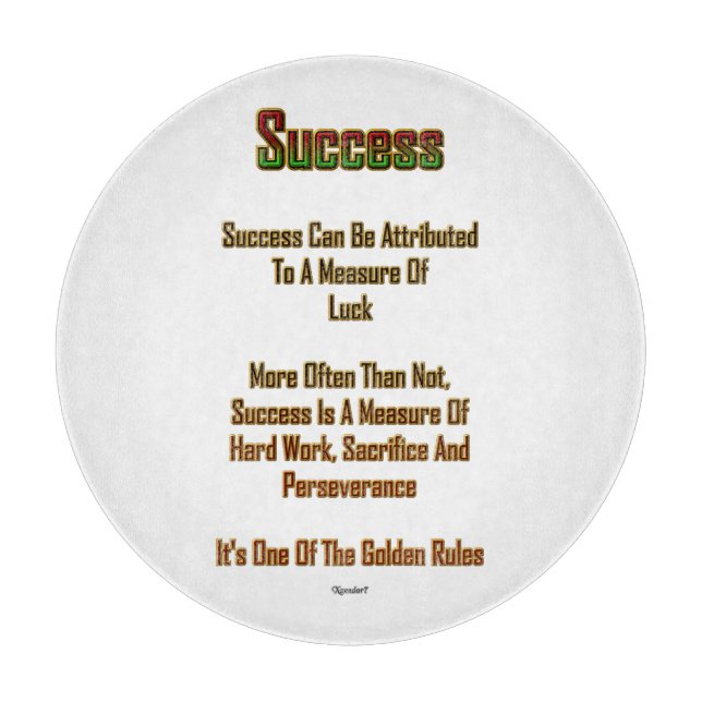 Erfolg Schneidebrett (Vorderseite)