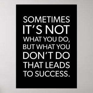 Erfolg und Gym Motivierend Poster