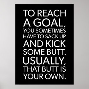 Erfolg und Gym Motivierend Poster