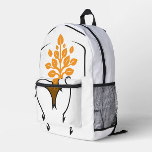 Erfolg verkörpert ein kraftvoller Slogan Bedruckter Rucksack