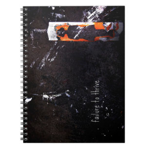 Erfolg versagt. notizblock