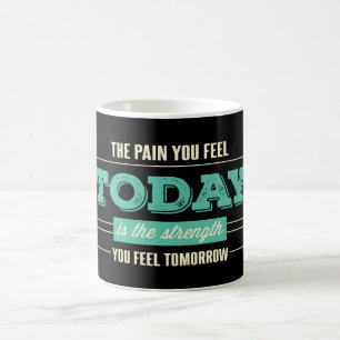 Erfolg, Ziele Einstellung Motivationszitat Schwarz Kaffeetasse