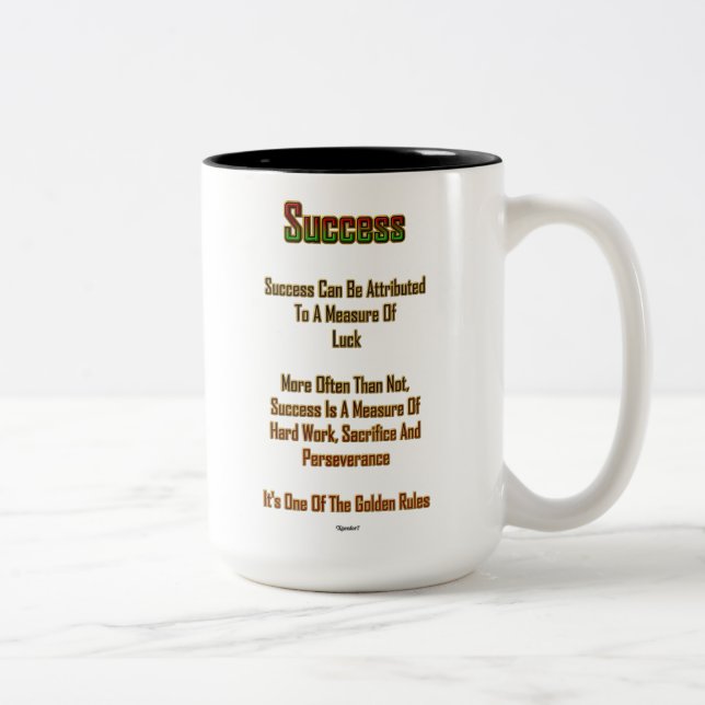Erfolg Zweifarbige Tasse (Rechts)