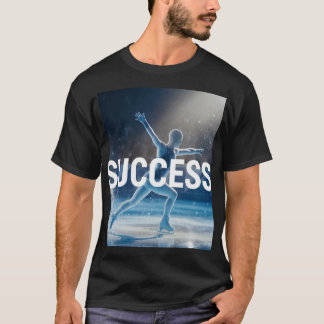 Erfolgreiche Eiskunstlauf-Eisbahn - Wintersport Ak T-Shirt