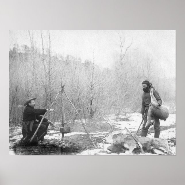 Erfolgreiche Liebesjagd bei Deadwood-Fotografie Poster (Vorne)