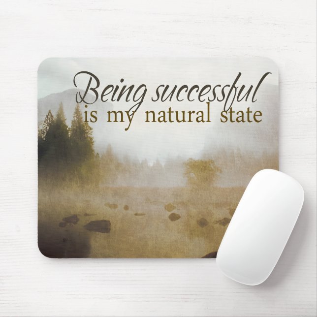 Erfolgreiche Motivation Affirmation Mousepad (Mit Mouse)