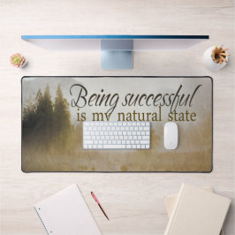 Erfolgreiche Motivation Affirmation Schreibtischunterlage
