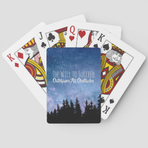 Erfolgreiche Motivierend Zitatsterne mit Inspirati Spielkarten