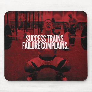 Erfolgreiche Züge Fehler beschweren sich. Gym Moti Mousepad