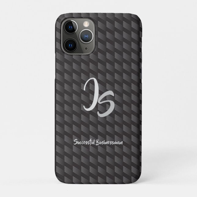 "Erfolgreicher Geschäftsmann" Persönliche Silver M Case-Mate iPhone Hülle (Rückseite)