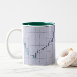 Erfolgreicher Händler Zweifarbige Tasse