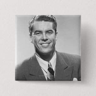 Erfolgreicher Mann Button