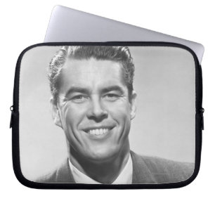 Erfolgreicher Mann Laptopschutzhülle