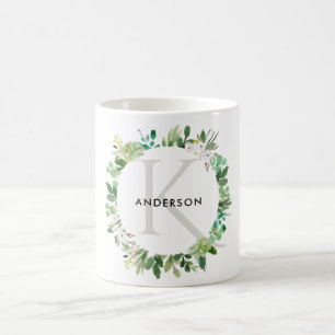 ERFOLGREICHES EUCALYPTUS FOLIAGE WATERCOLOR-MONOGR KAFFEETASSE