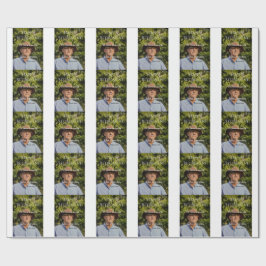 Erfolgreiches Foto Jahr der Dienstjahre Geschenkpapier
