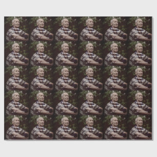 Erfolgreiches Foto Jahr der Dienstjahre Geschenkpapier