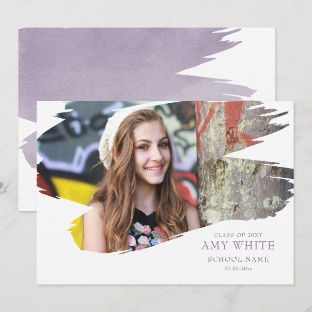 Erfolgsaussage Abschluss Einladung (Vorne/Hinten)