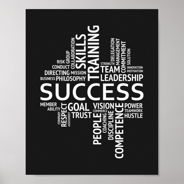Erfolgsdefinition | Motivierend Poster (Vorne)