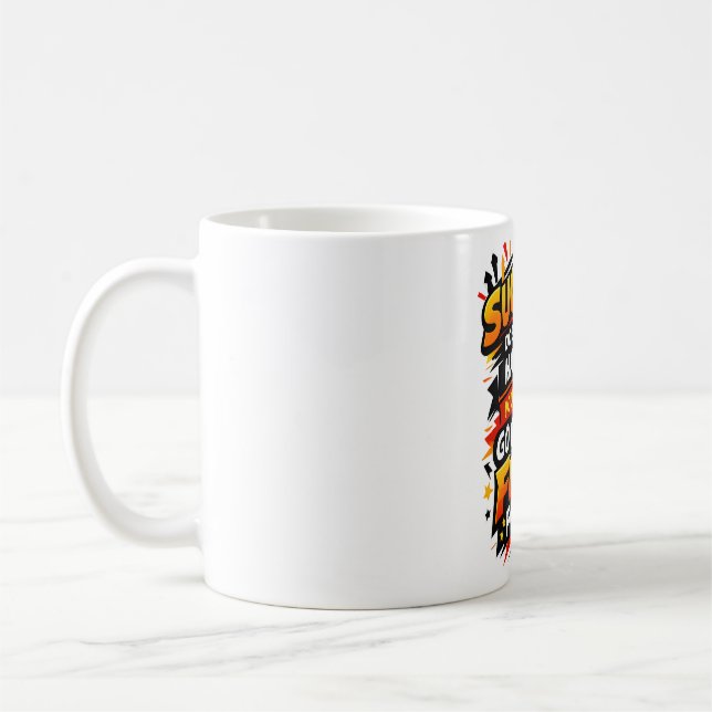Erfolgsfighter-Zitat Kaffeetasse (Links)