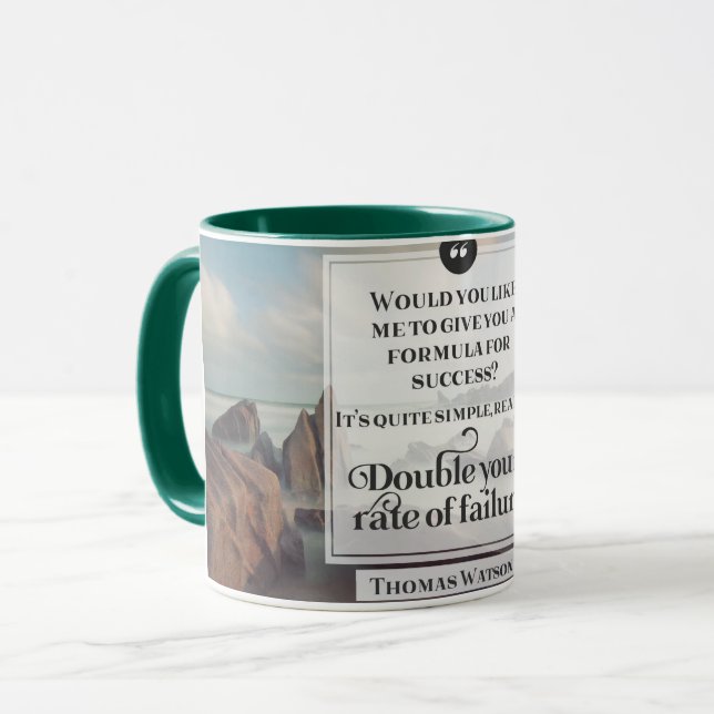 Erfolgsformel Tasse (Vorderseite Links)