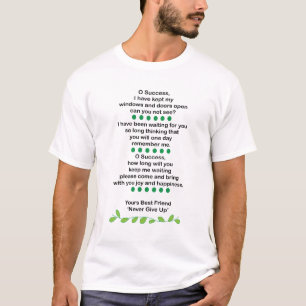 Erfolgsgedichte Inspirierend Motivierend T-Shirt