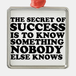 Erfolgsgeheimnis Silbernes Ornament