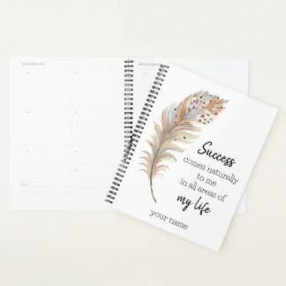 Erfolgsmanifestation Affirmations Planer
