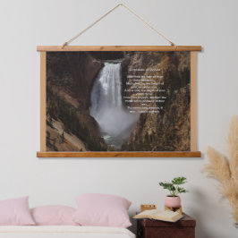 Erfolgsmessung Inspiration Wandteppich Mit Holzrahmen
