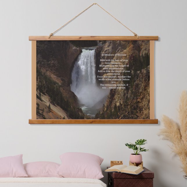 Erfolgsmessung Inspiration Wandteppich Mit Holzrahmen (Schlafzimmer)