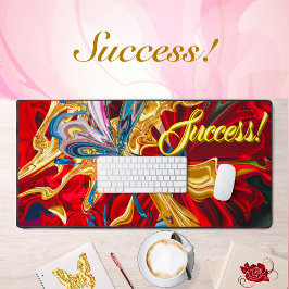 Erfolgsmotivation Inspiration Liquified Abstrakt Schreibtischunterlage