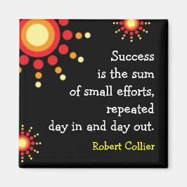 Erfolgsquote Motivierend Schwarzes Magnet