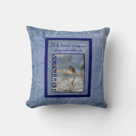 Erfolgsvogel, inspirierend kissen
