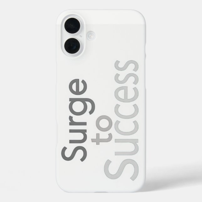 Erfolgswelle iPhone 16 Plus Hülle (Rückseite)