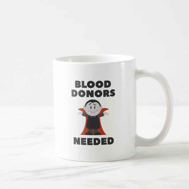 Erforderliche Blutspender Kaffeetasse (Rechts)