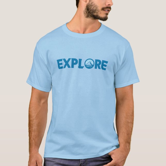 Erforschen Sie Adventure T - Shirt - Mountain Desi (Vorderseite)