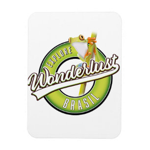 erforschen Sie Brazil Wunderlust Magnet