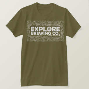 Erforschen Sie das Brauen (weißer Druck) T-Shirt